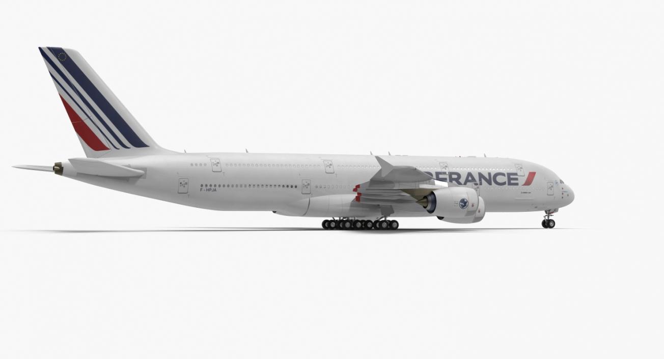 Airbus A380-1000 Air France 3D